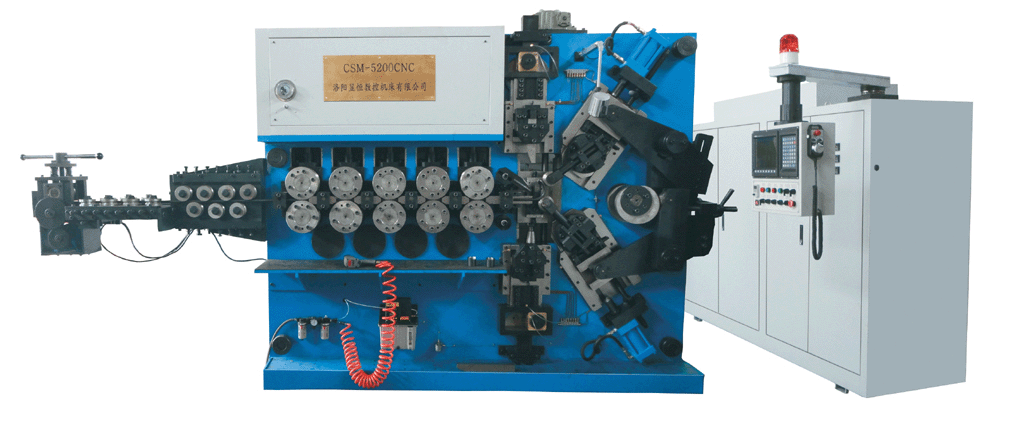 TK-5200-6 五軸電腦數(shù)控彈簧機(jī)